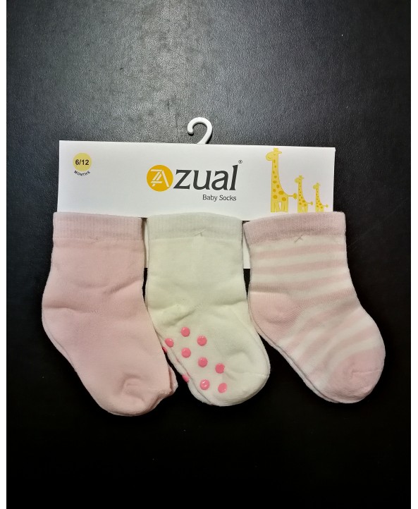 Zual бебешки чорапи 3 чифта 2536